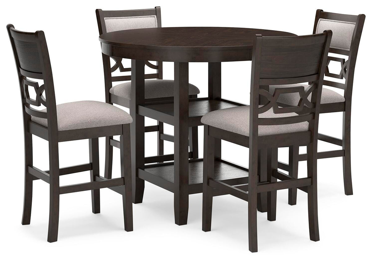 Sterling Counter Height Dining Table and 4 Barstools (Set of 5)