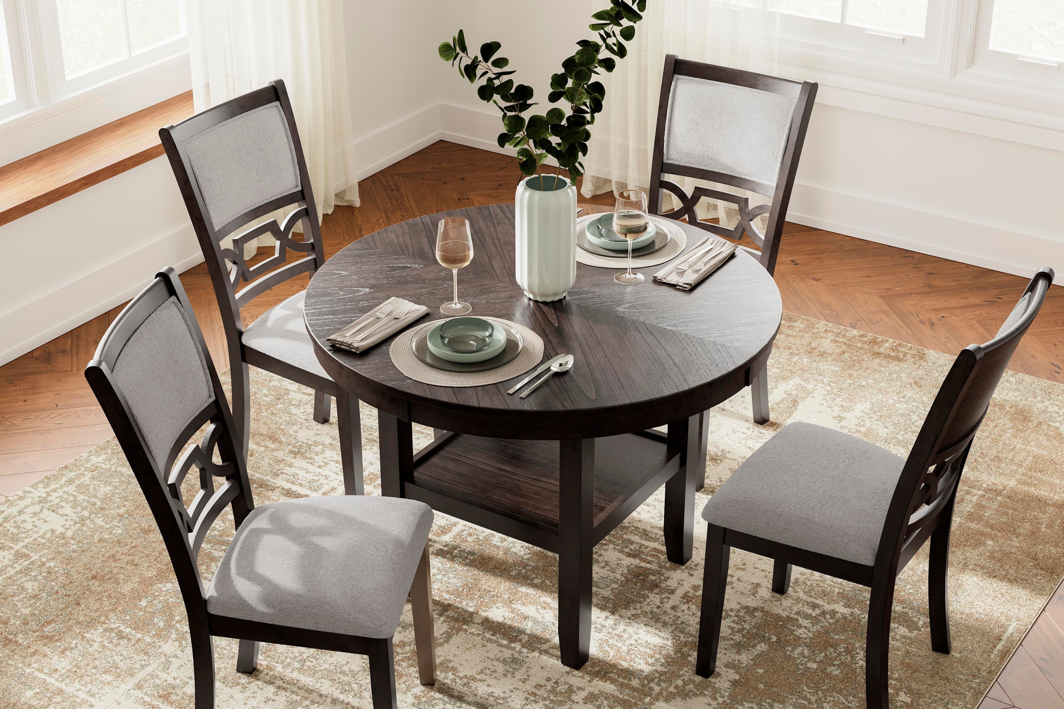 Sterling Dining Table and 4 Chairs (Set of 5)