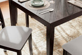 Sterling Dining Table and 4 Chairs and Bench (Set of 6)