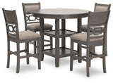 Wexford Counter Height Dining Table and 4 Barstools (Set of 5)