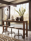 Torjin Counter Height Dining Table and 4 Barstools Set