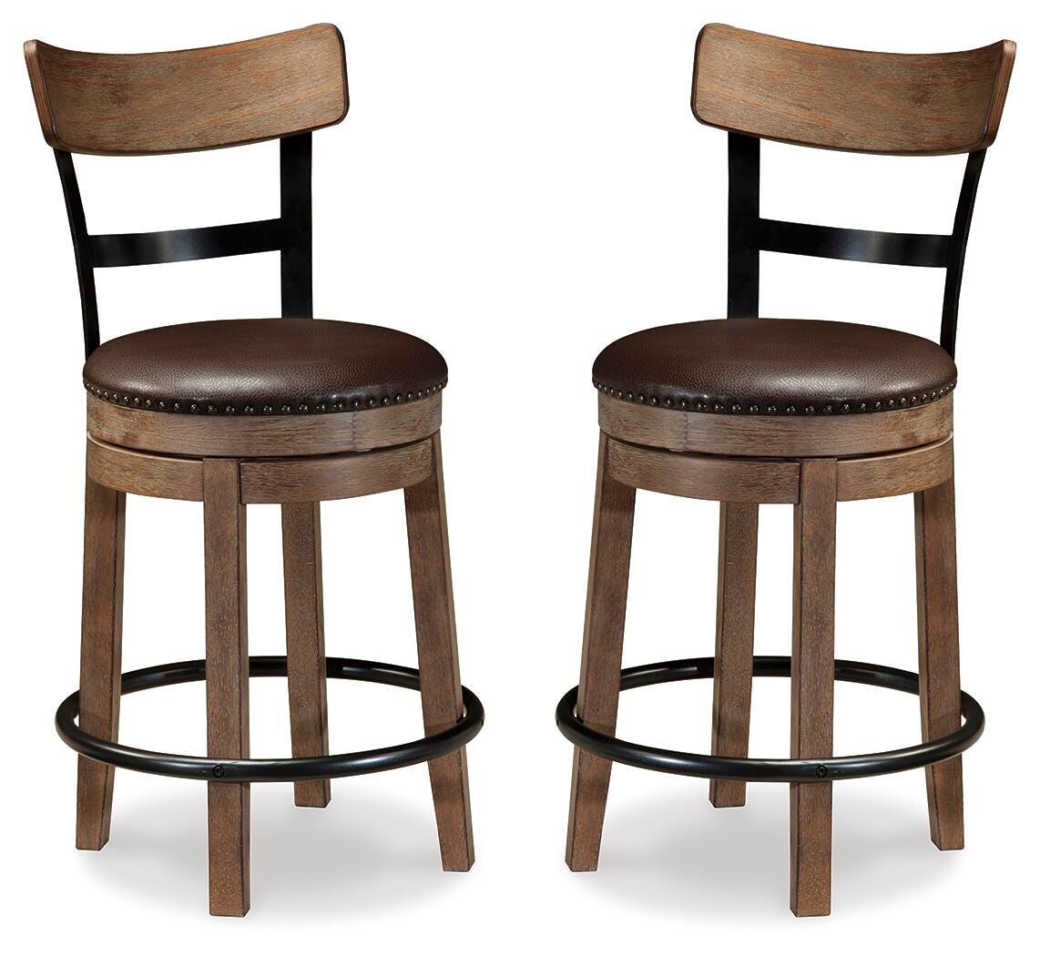 Pinnadel Counter Height Bar Stool (Set of 2)