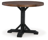 Valebeck Counter Height Table and 4 Barstools
