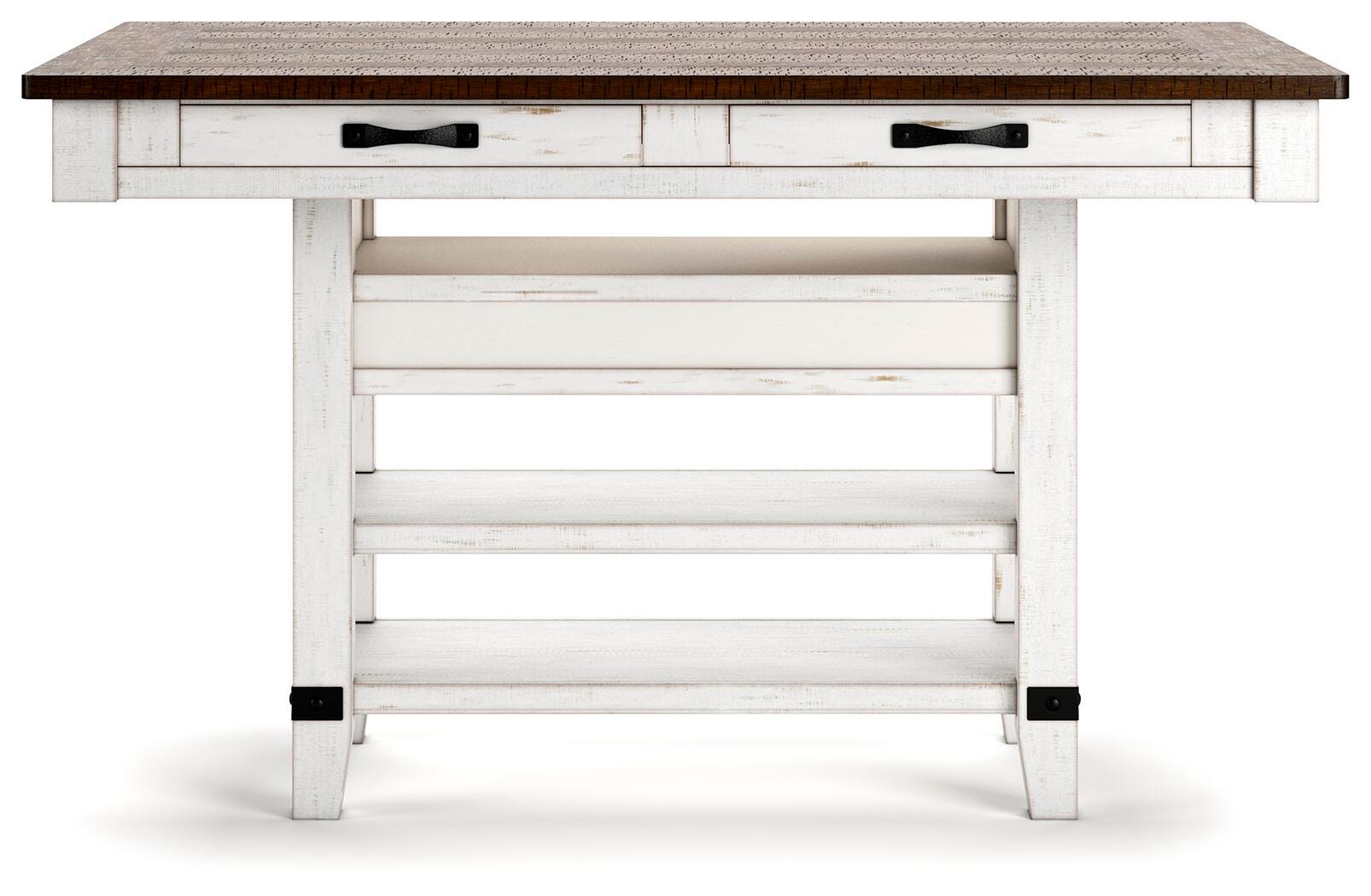 Valebeck Counter Height Dining Table and 6 Barstools