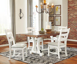 Valebeck Extendable Dining Table and 4 Chairs