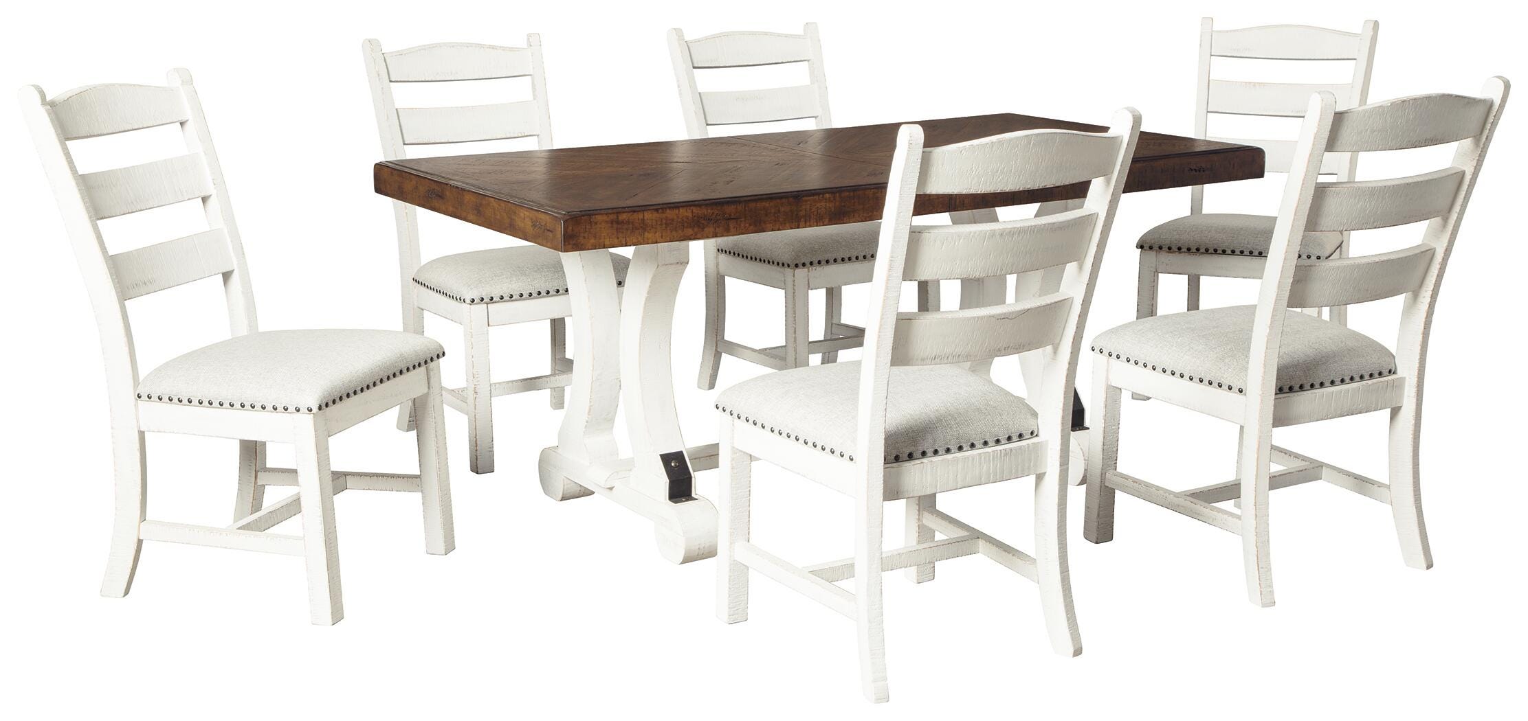 Valebeck Extendable Dining Table and 6 Chairs