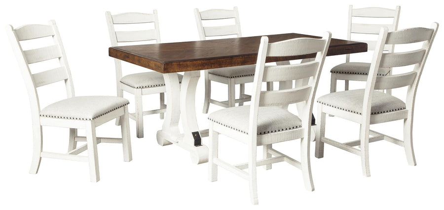 Valebeck Extendable Dining Table and 6 Chairs