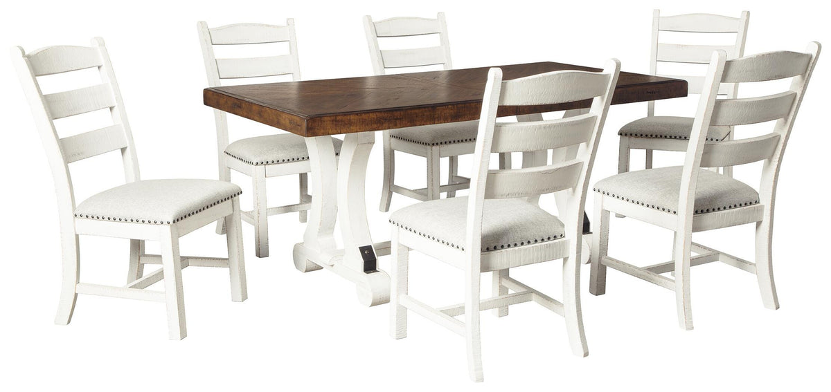 Valebeck Extendable Dining Table and 6 Chairs