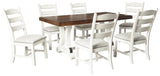 Valebeck Extendable Dining Table and 6 Chairs