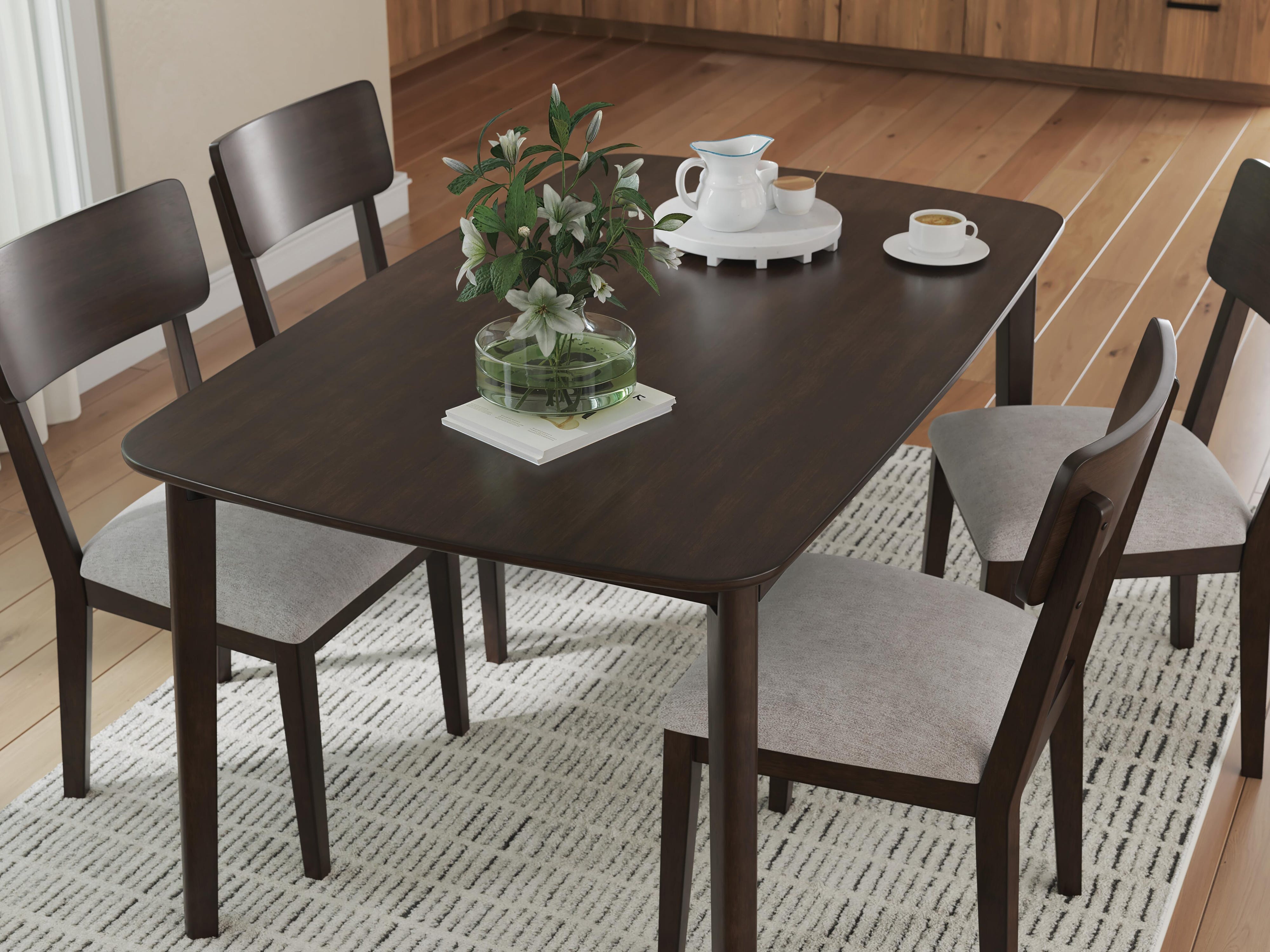 Shorbyn Dining Table and 4 Chairs (Set of 5)