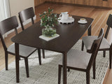Shorbyn Dining Table and 4 Chairs (Set of 5)