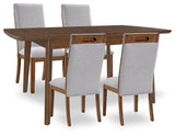 Lyncott Extension Dining Table and 4 Chairs