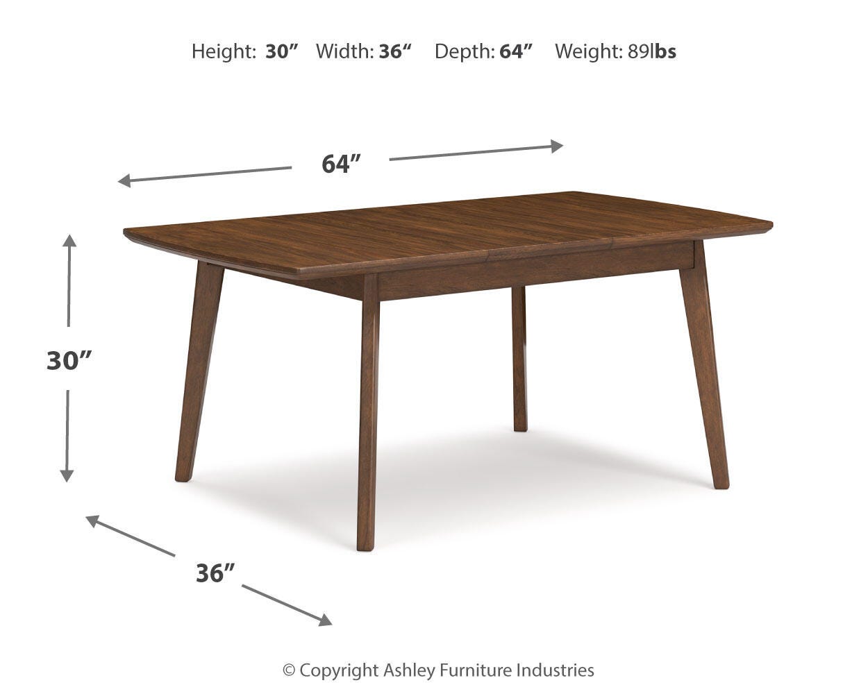 Lyncott Extension Dining Table and 6 Chairs