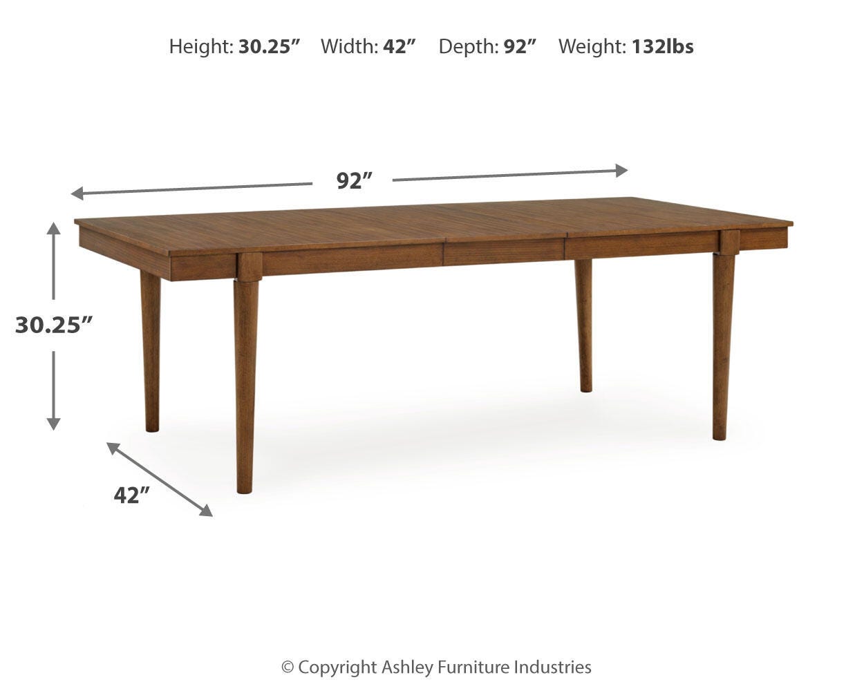 Lyncott Extension Dining Table and 6 Chairs