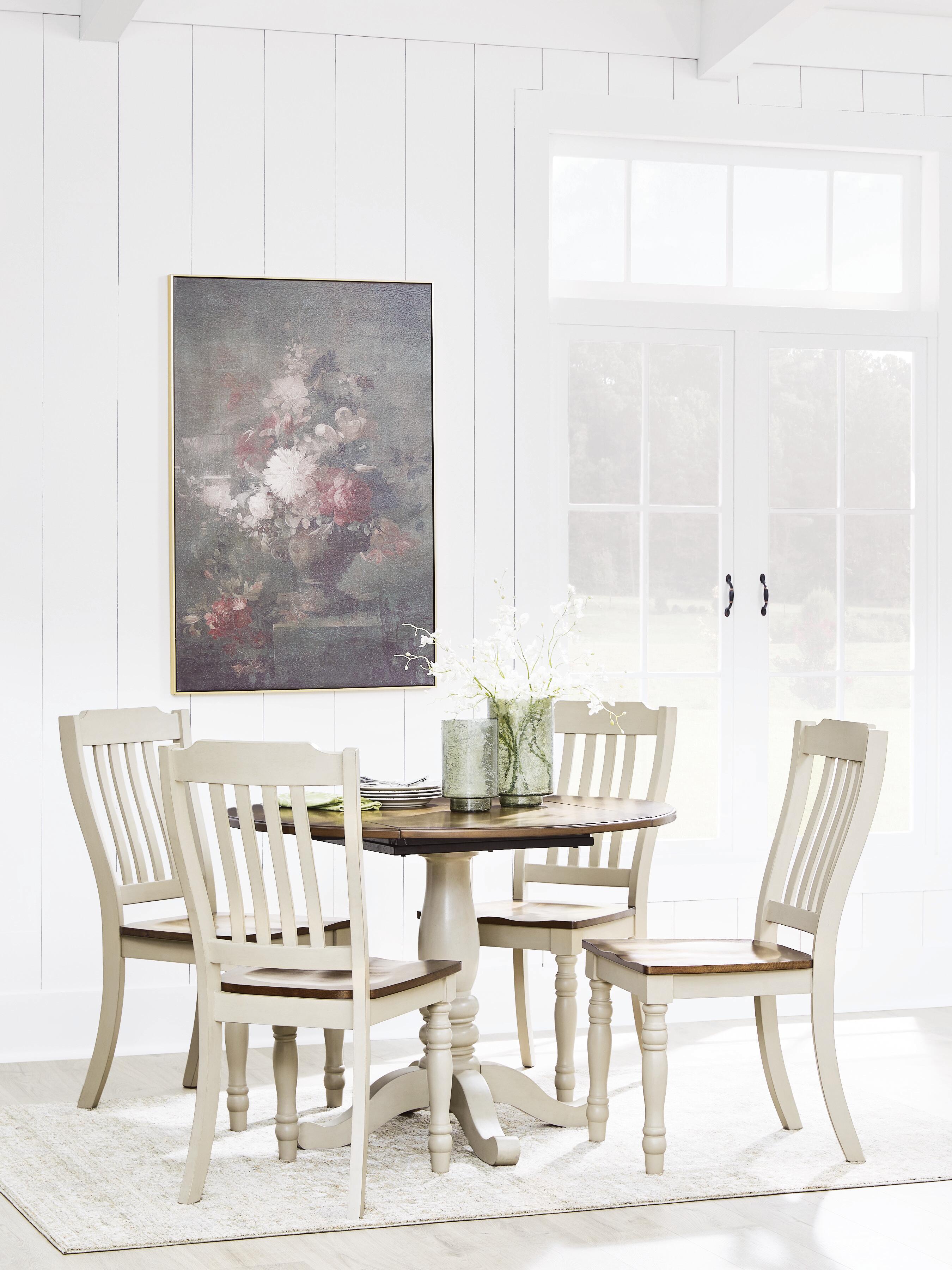 Wirloni Dining Table and 4 Chairs
