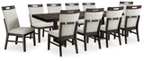 Neymorton Extendable Dining Table and 10 Chairs