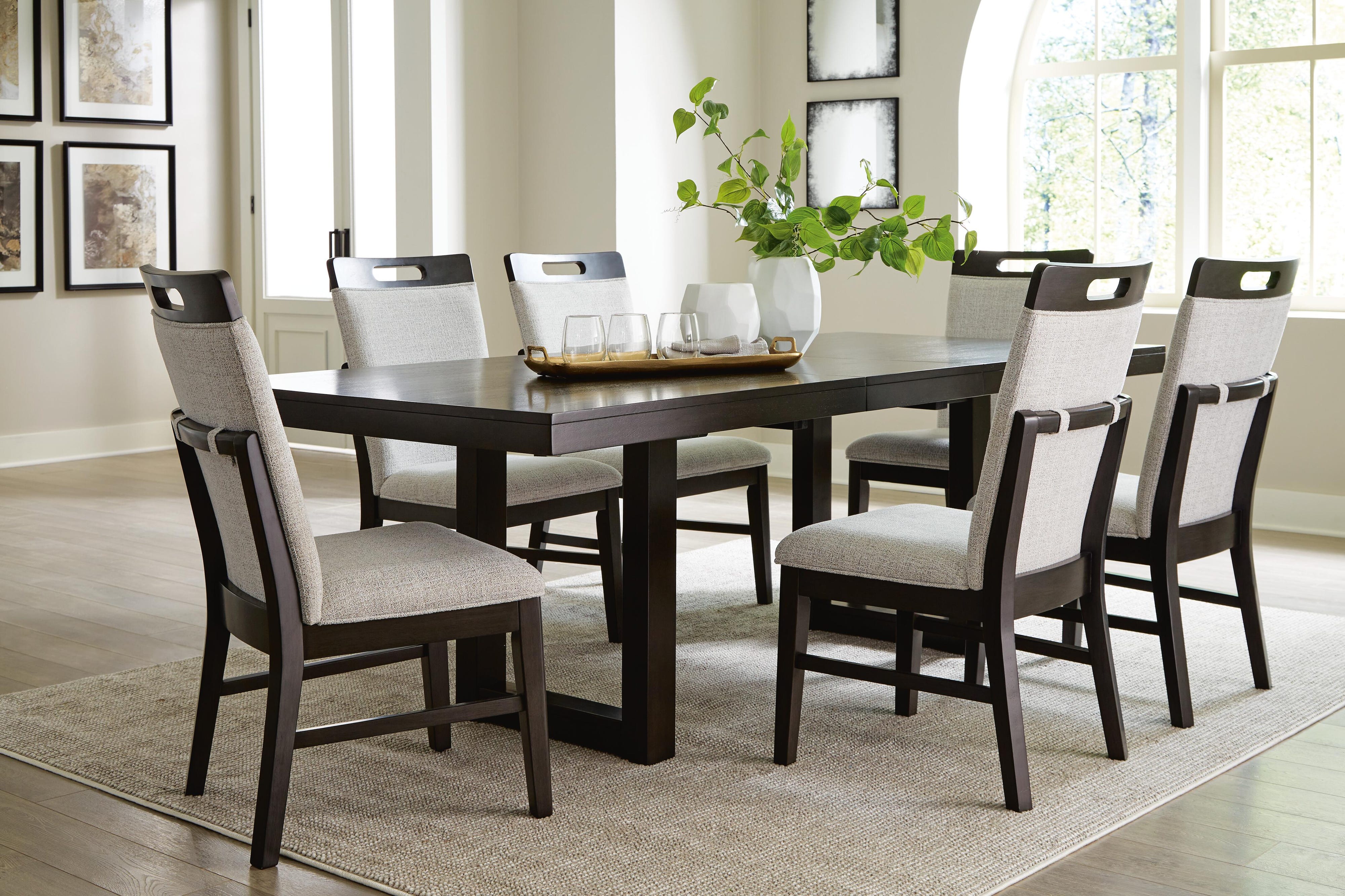 Neymorton Extendable Dining Table and 6 Chairs