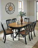 Clorazi Extension Dining Table and 6 Chairs