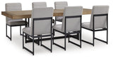 Tomtyn Extension Dining Table and 6 Chairs