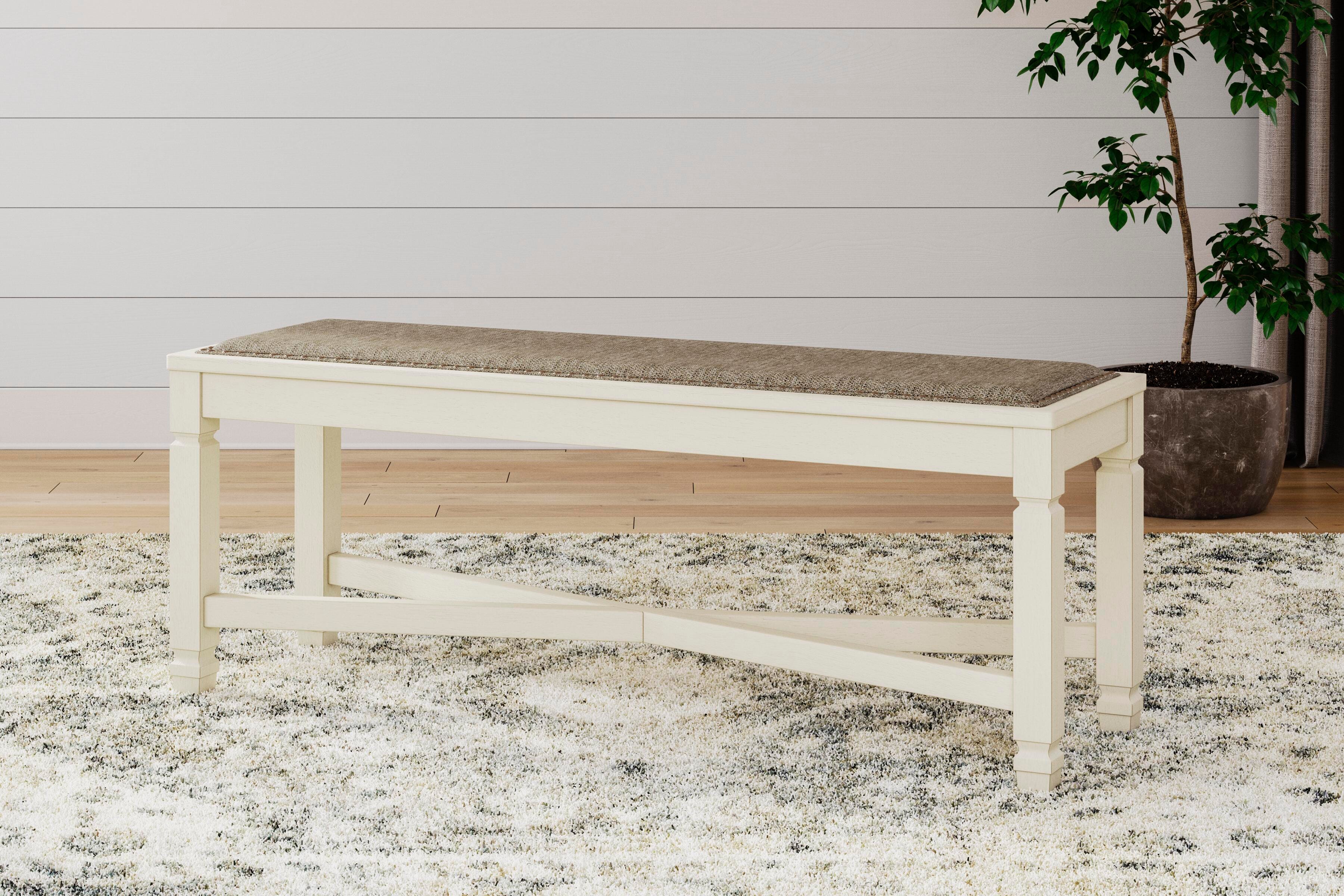 Bolanburg Dining Table with 8 Chairs and Bench with Server and 2 Stools