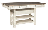 Bolanburg Counter Height Dining Table and 6 Bar Stools