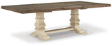 Bolanburg Dining Table, 6 Chairs and Bench