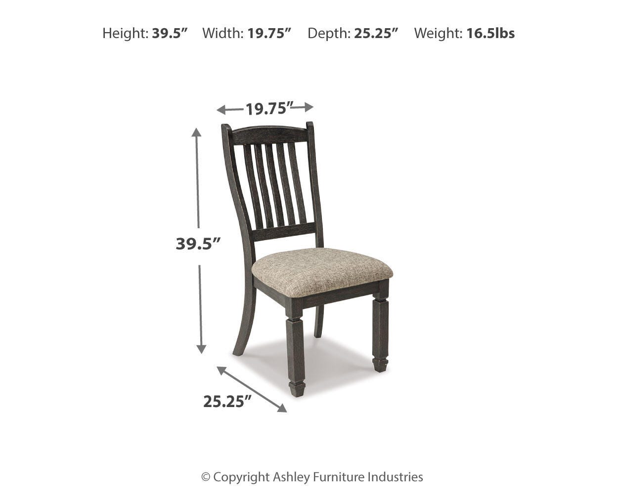 Tyler Creek Dining Table and 6 Chairs Set
