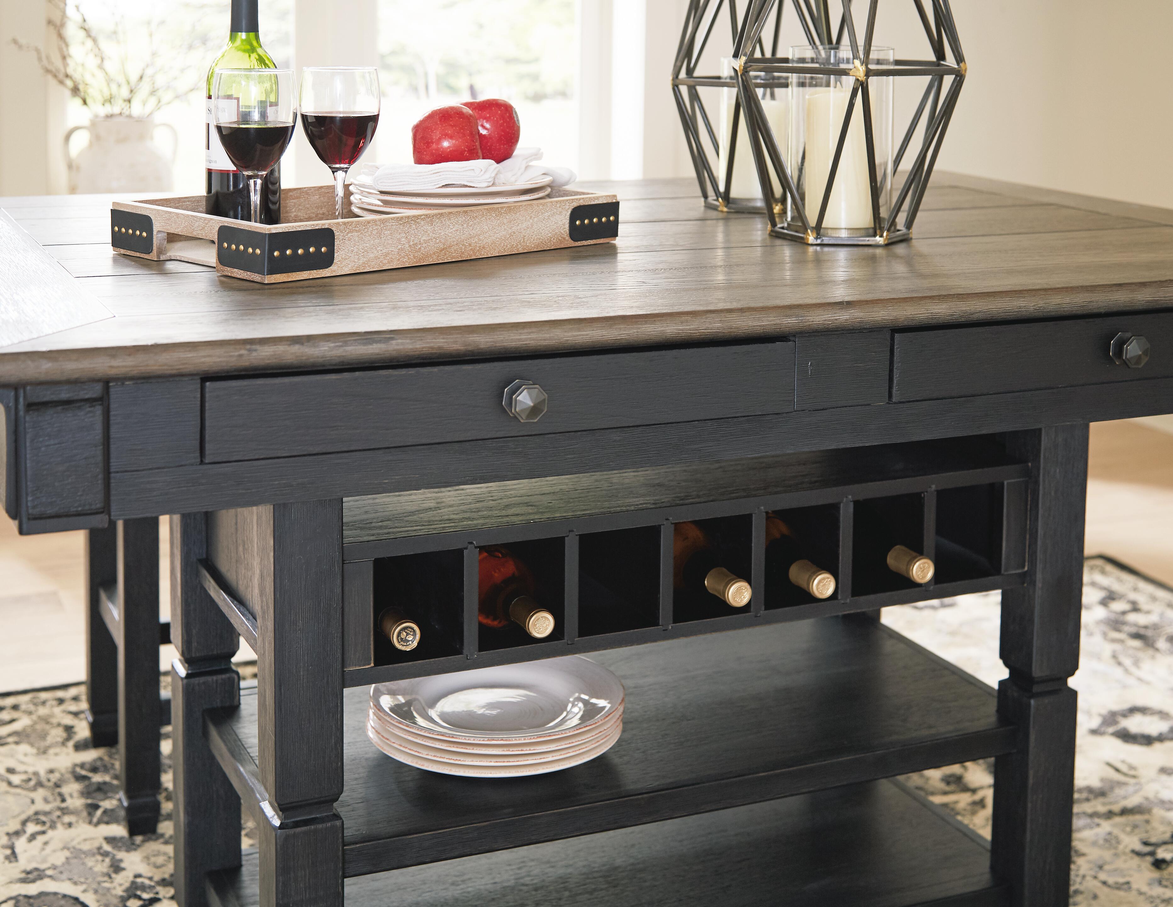 Tyler Creek Counter Height Dining Table and 2 Barstools