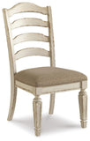 Realyn Oval Extendable Dining Table and 6 Chairs