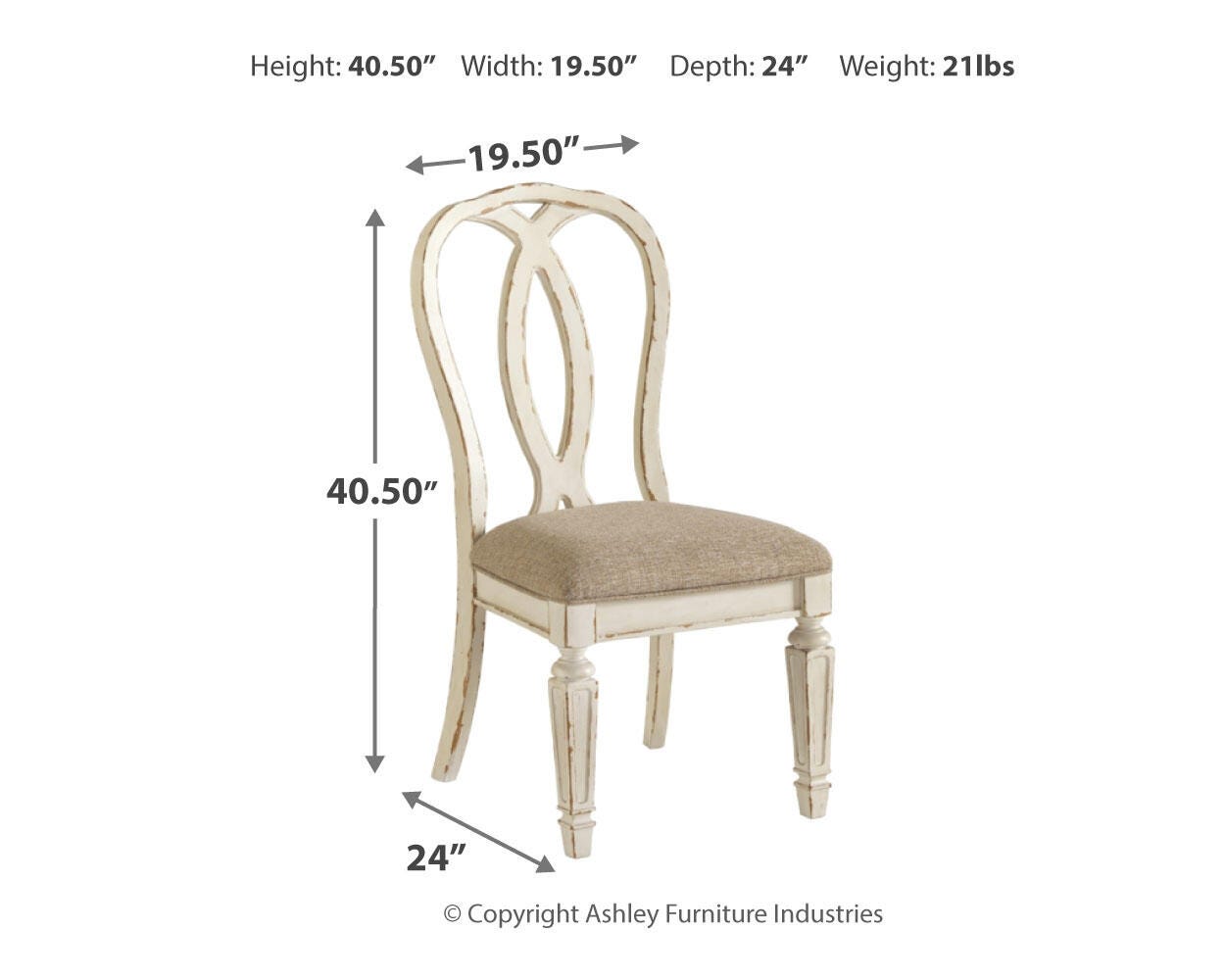 Realyn Oval Extendable Dining Table and 8 Chairs