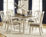 Realyn Extendable Dining Table and 6 Chairs