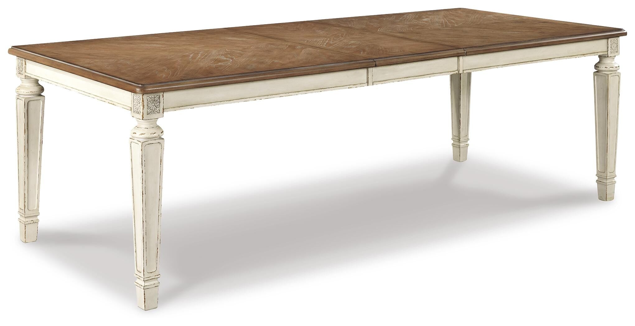 Realyn Extension Dining Table and 6 Chairs