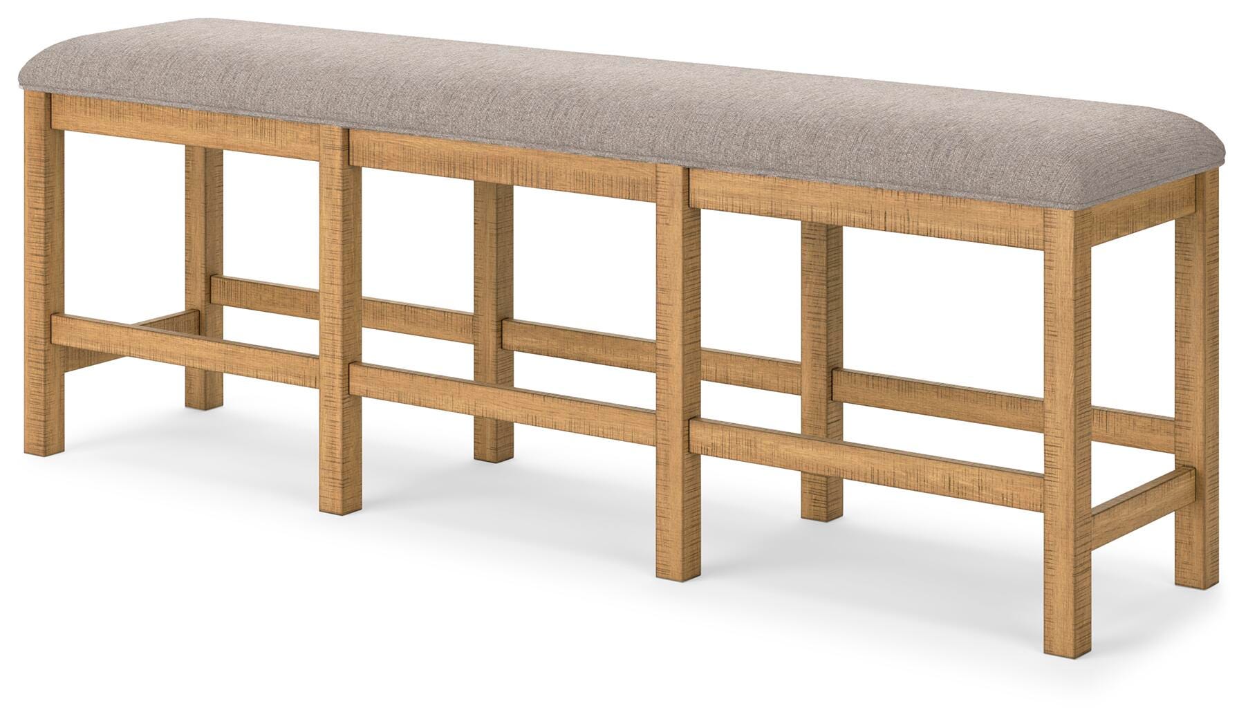 Havonplane Counter Height Extendable Dining Table and 4 Barstools and Bench with Storage