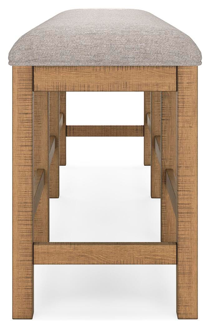Havonplane Counter Height Extension Dining Table 4 Barstools and Bench