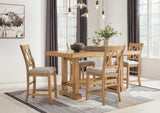 Havonplane Counter Height Extension Dining Table and 4 Barstools