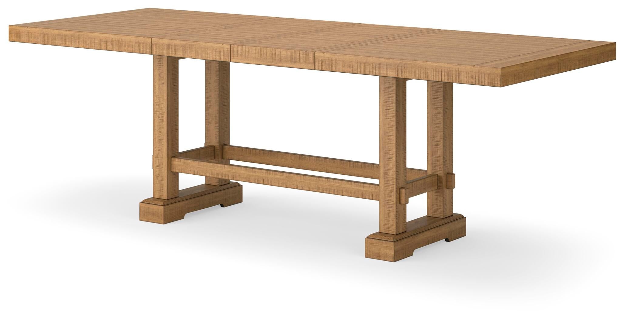 Havonplane Counter Height Extendable Dining Table and 2 Barstools and Bench