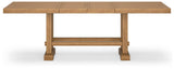 Havonplane Counter Height Extendable Dining Table and 6 Barstools with Storage