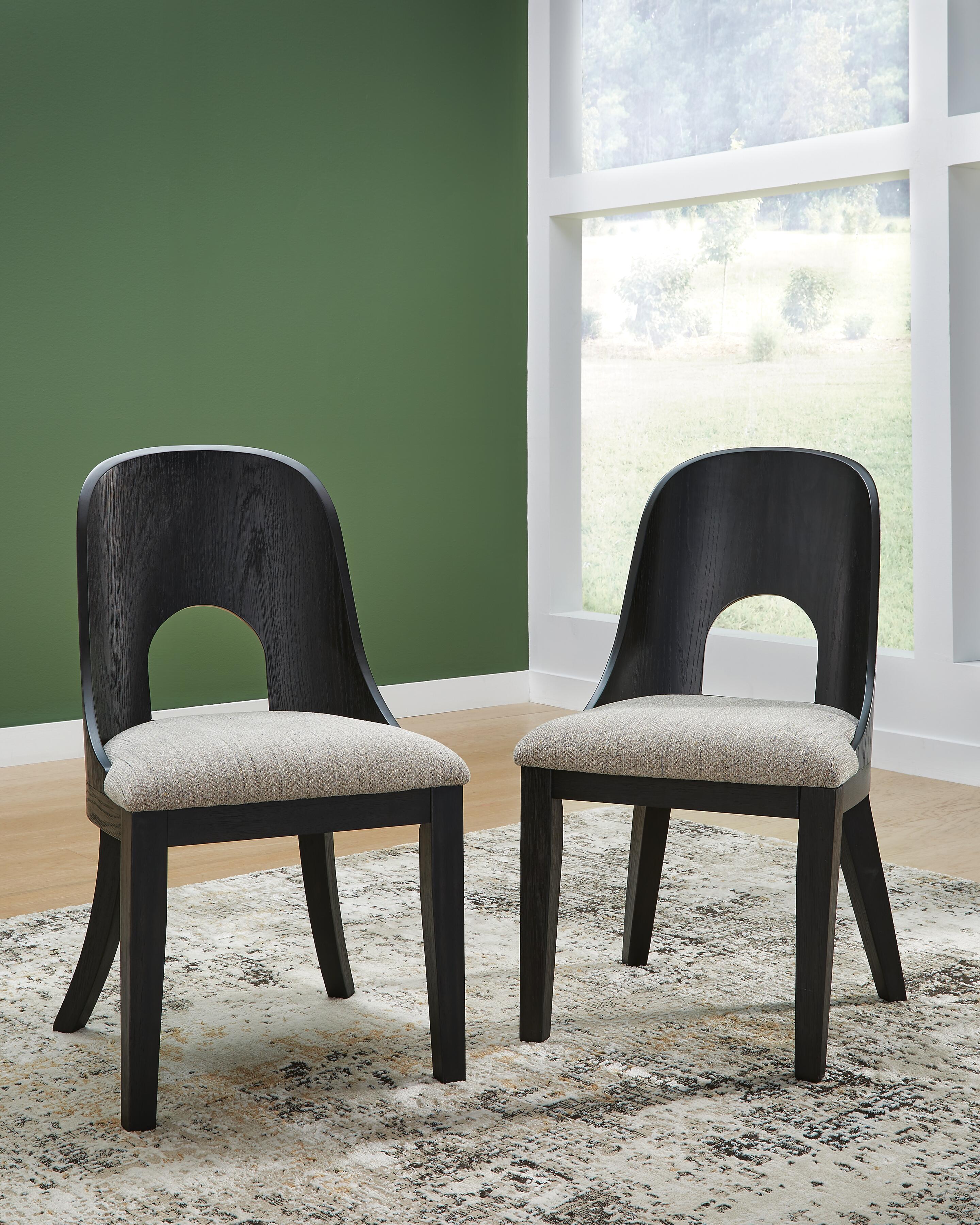 Rowanbeck Dining Table and 6 Chairs with Storage