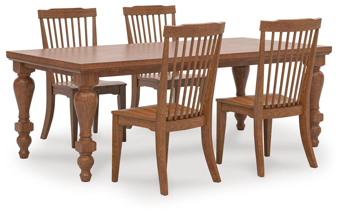 Greddinton Dining Table and 4 Chairs