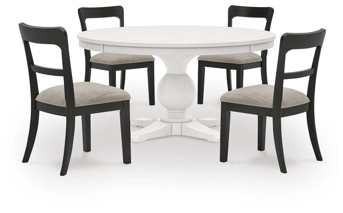 Greddinton Dining Table and 4 Chairs