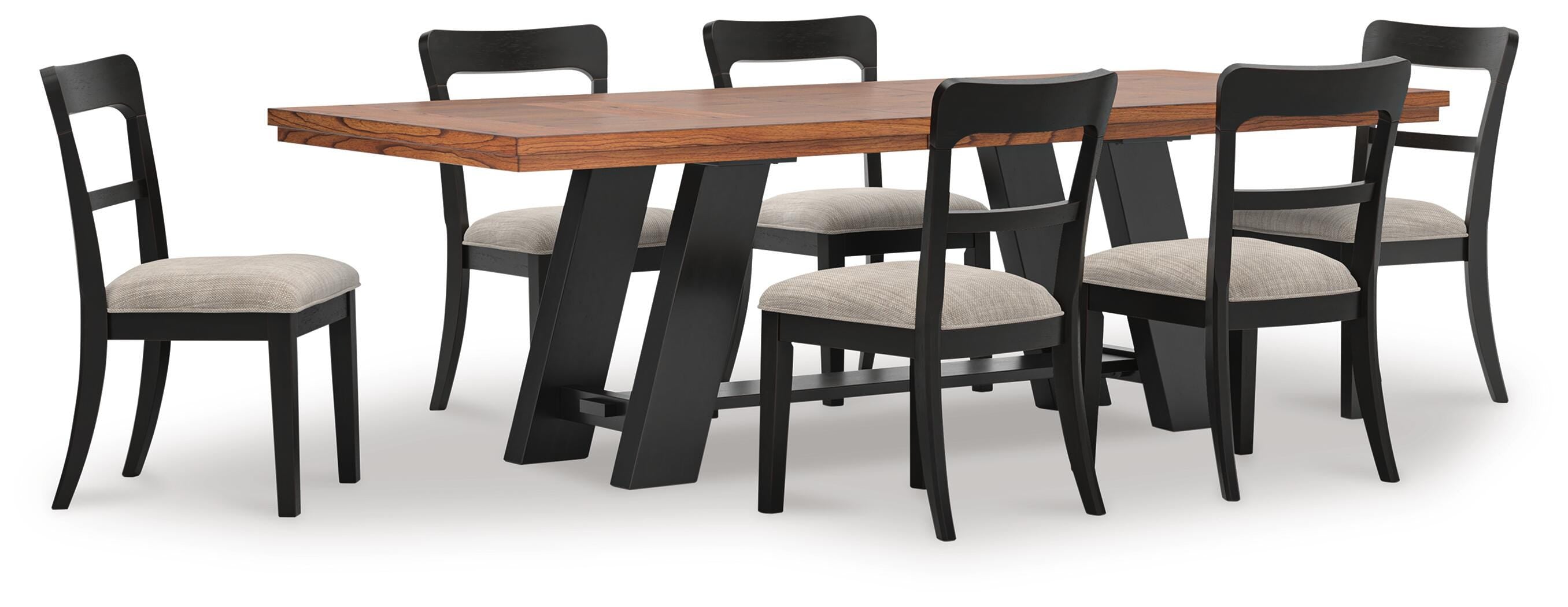 Greddinton Extension Dining Table and 6 Chairs