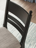 Greddinton Counter Height Dining Table and 4 Barstools