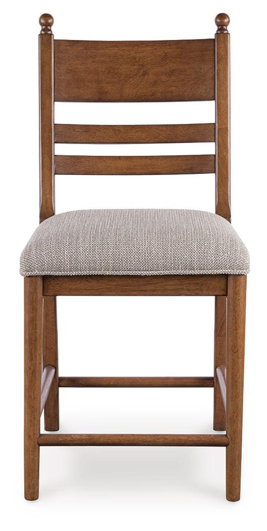 Greddinton Counter Height Dining Table and 4 Barstools