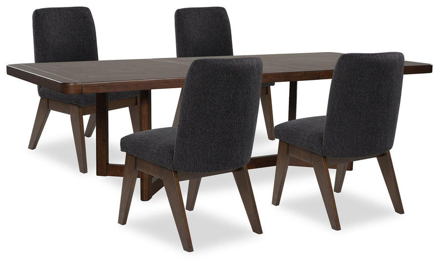 Dilenno Extension Dining Table and 4 Chairs