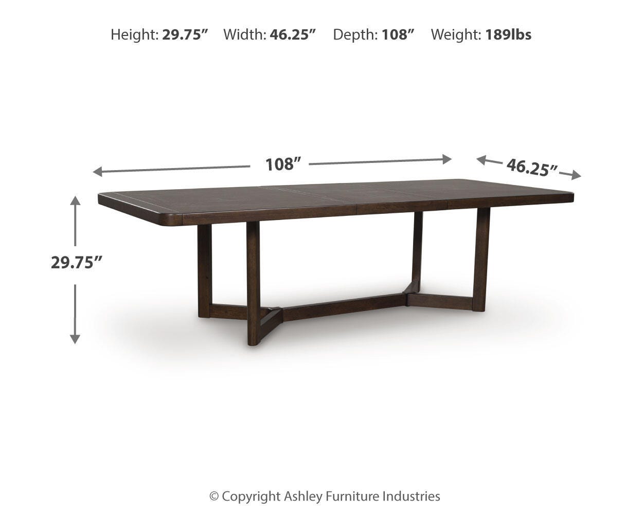 Dilenno Extension Dining Table and 6 Chairs