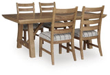 Ridgester Extension Dining Table and 4 Chairs