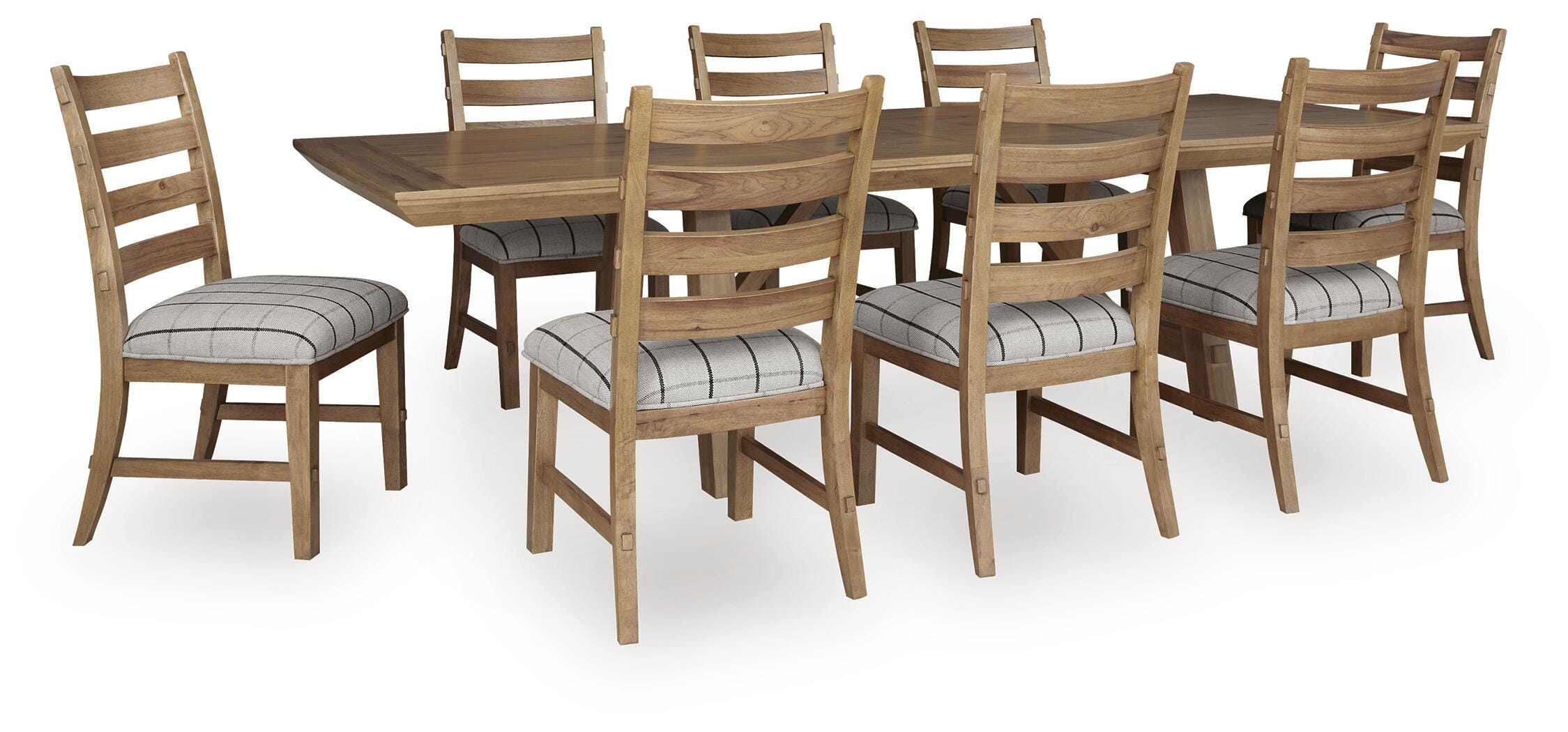 Ridgester Extension Dining Table and 8 Chairs