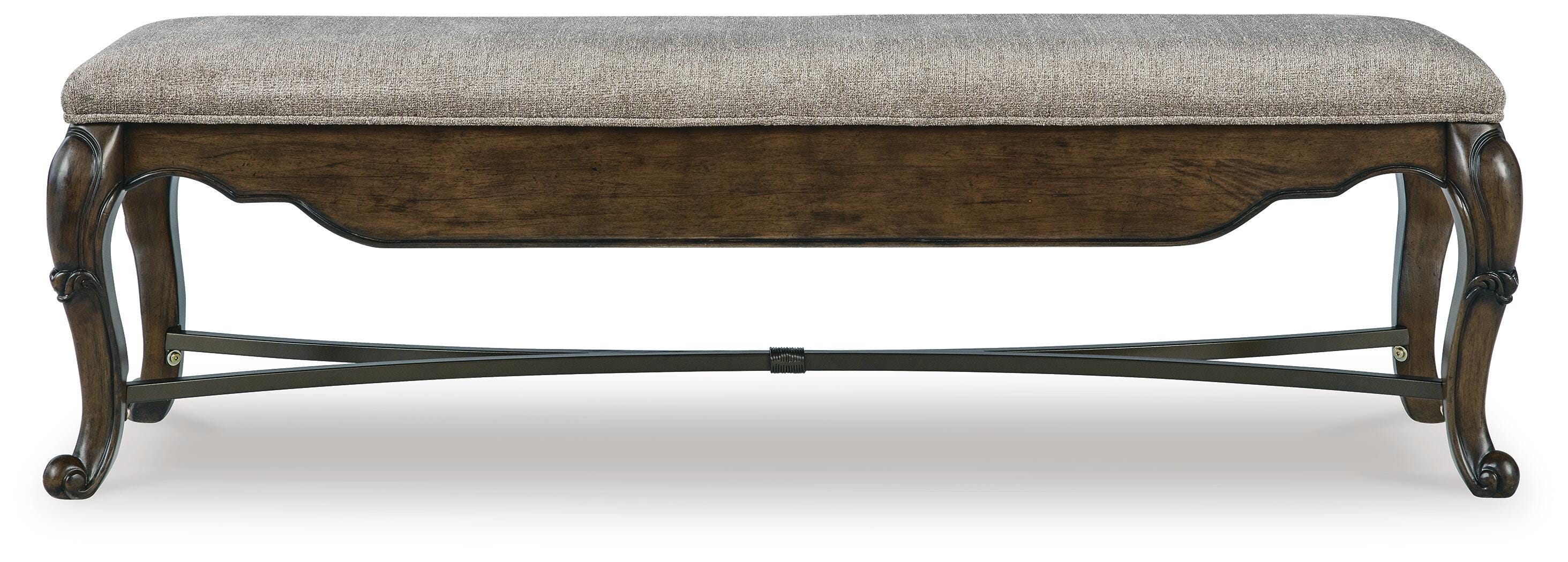 Maylee Dining Table, 6 Chairs and Bench