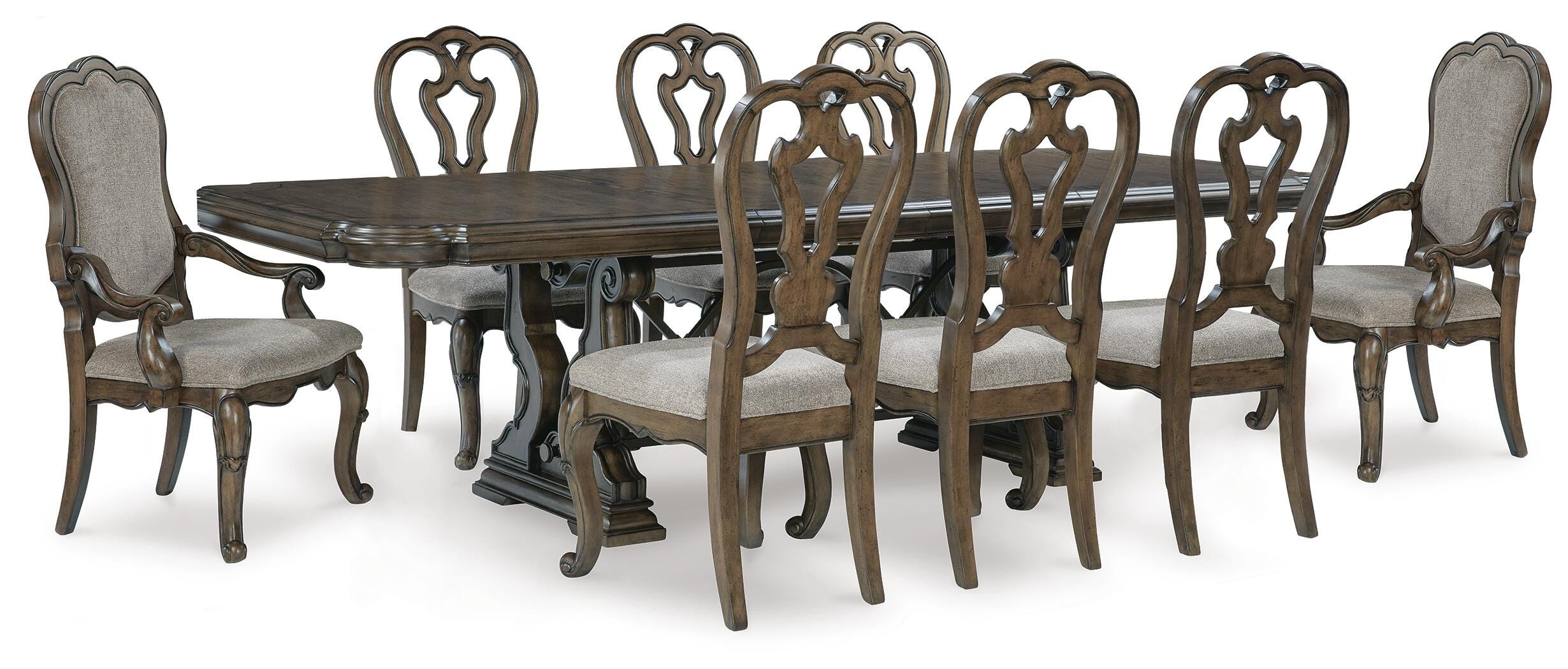 Maylee Dining Table and 8 Chairs