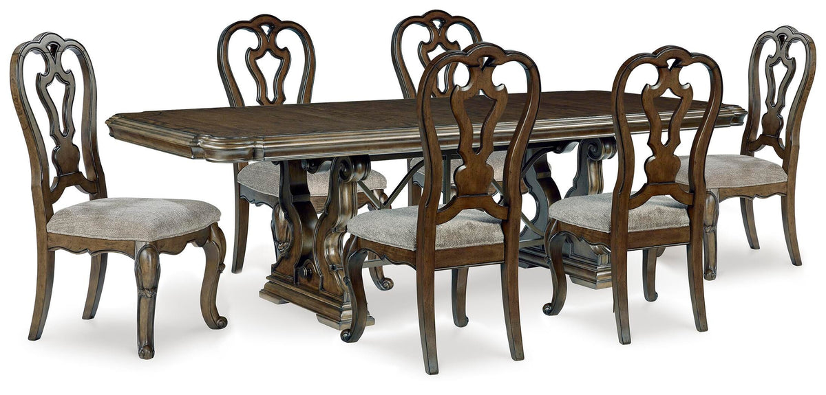 Maylee Extendable Dining Table and 6 Chairs